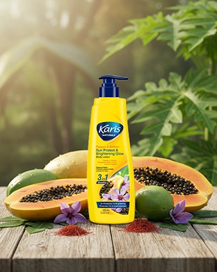 Karis Naturals Papaya & saffron Body Lotion